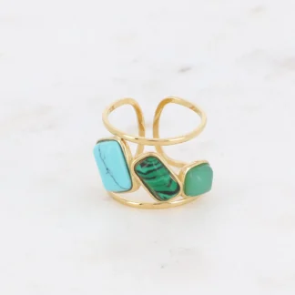 Bague gaelle malachite