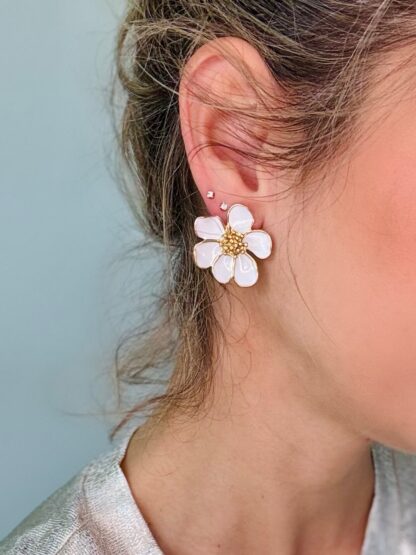 Boucles d'oreilles fleurs Bulla