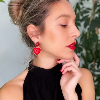boucles duo de coeurs