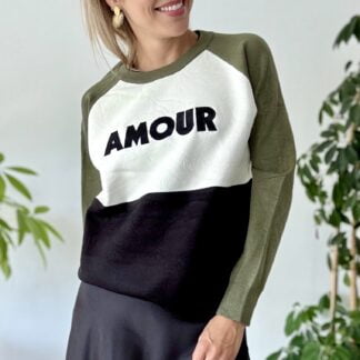 Pull AMOUR Kaki