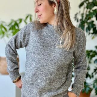 Pull HOPE gris