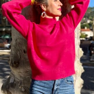 Pull MANDEVILLA framboise