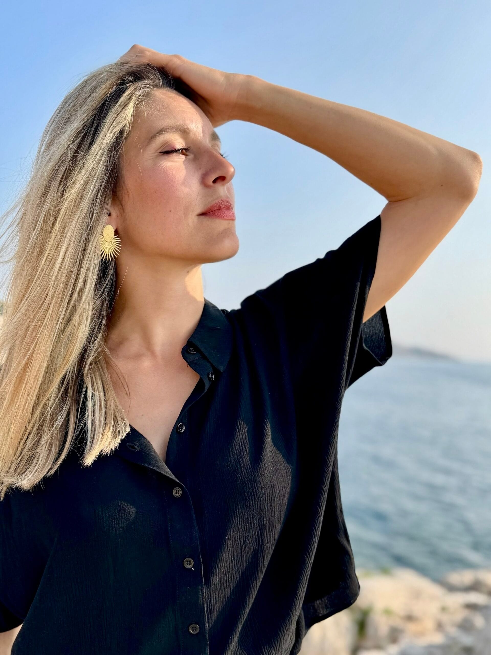 Chemise CARAIBES noir – Image 2