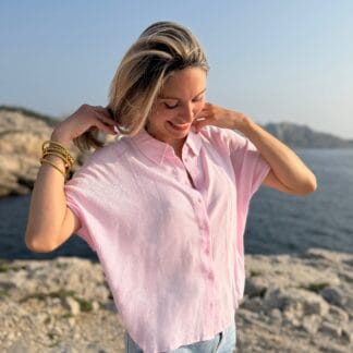 Chemise CARAIBES rose