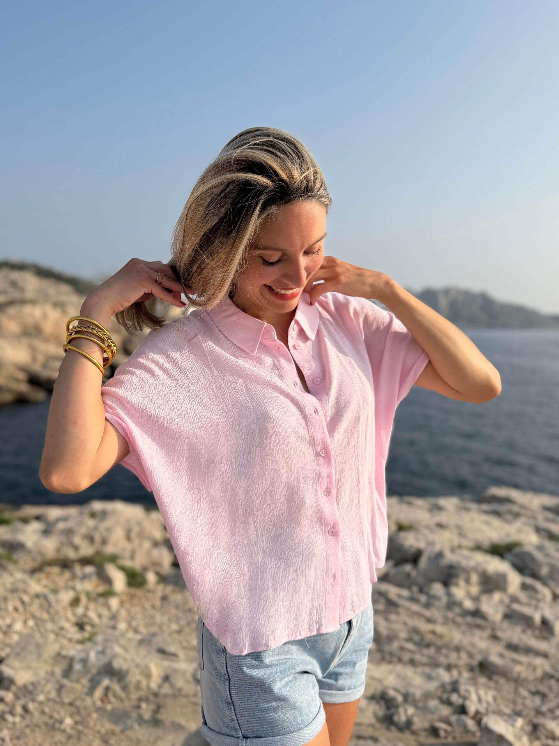 Chemise CARAIBES rose