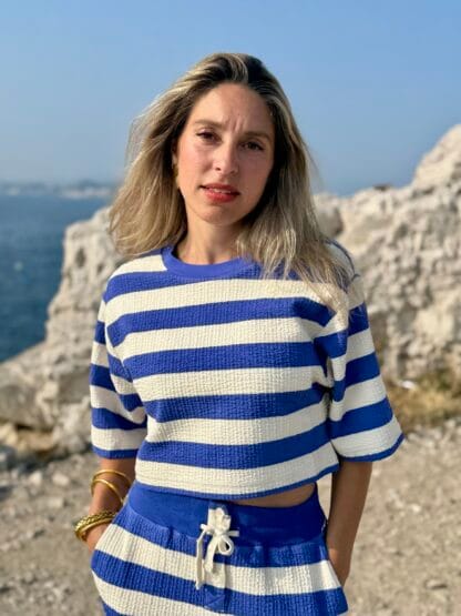 T-shirt Sweat NEILA Bleu