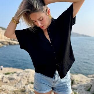 Chemise CARAIBES noir