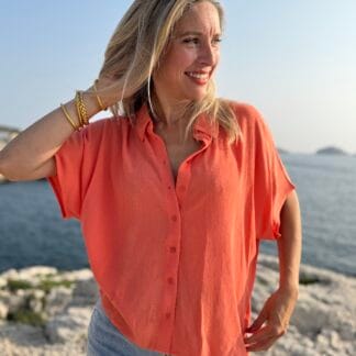 Chemise CARAIBES corail